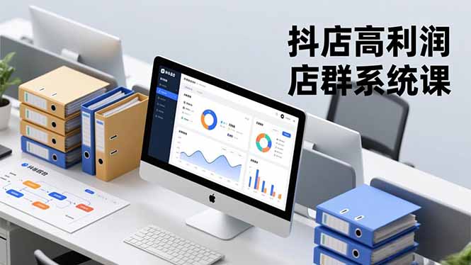 抖店高利润店群系统课，店群搭建、选品策略、运营管控，构建标准体系，矩阵月入20万+-泡泡网赚