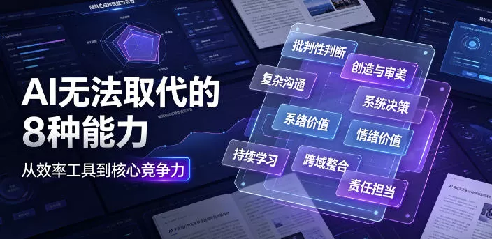 付费文章：AI无法取代的8种能力-泡泡网赚