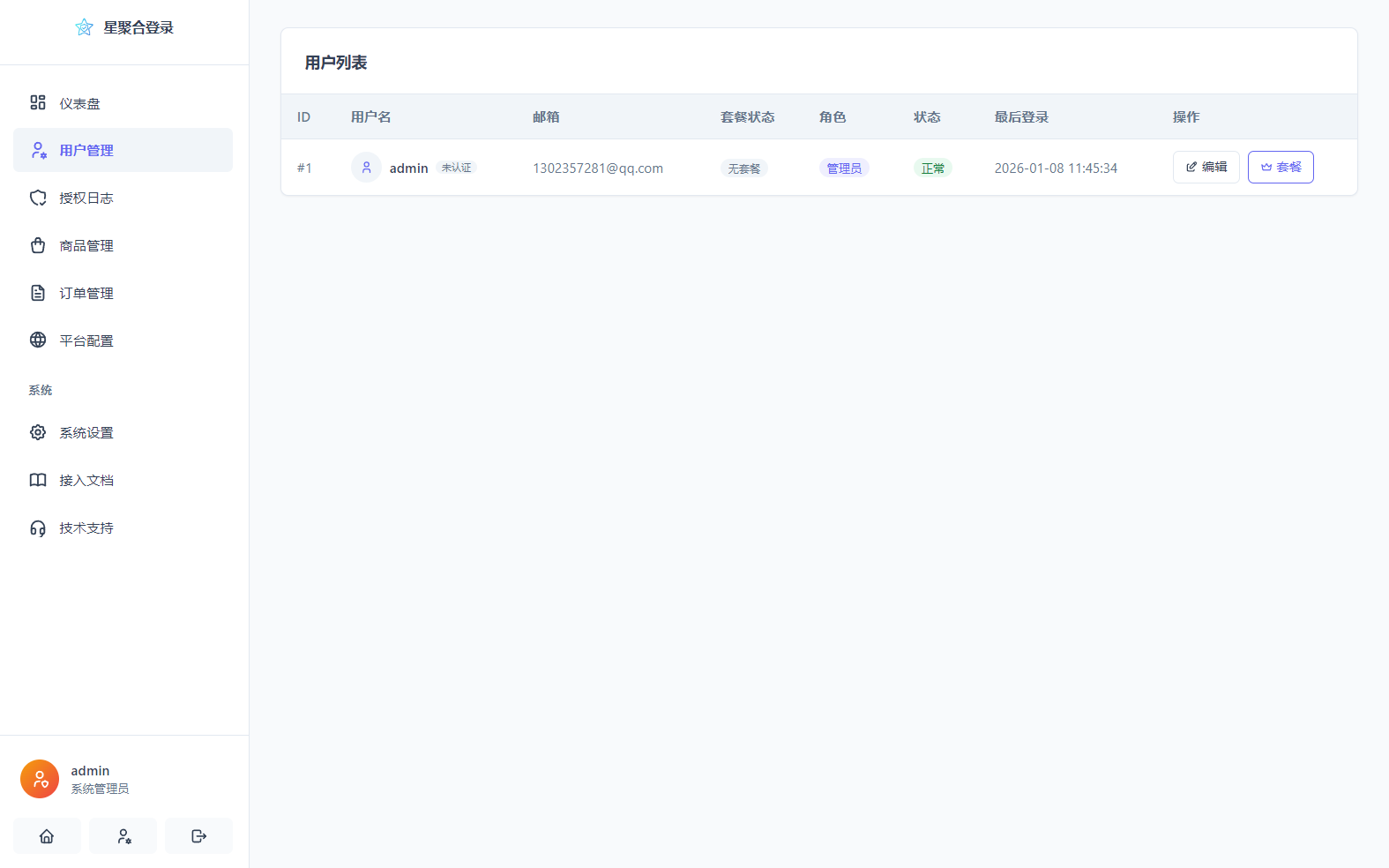 2026全新聚合登录系统源码 一栈式配置全部快捷登录接口 2026全新聚合登录系统源码 一栈式配置全部快捷登录接口