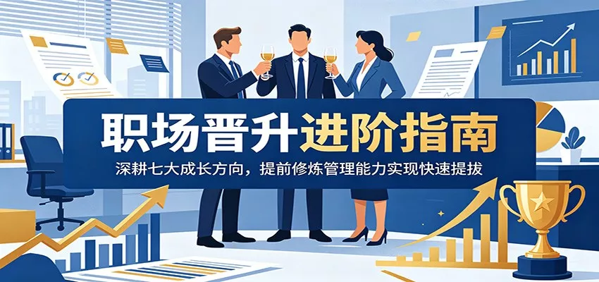 职场晋升进阶指南：深耕七大成长方向，提前修炼管理能力实现快速提拔-泡泡网赚