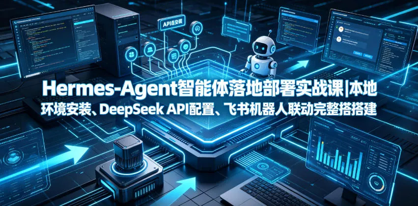 Hermes-Agent智能体落地部署实战课｜本地环境安装、DeepSeek API配置、飞书机器人联动完整搭建教程-泡泡网赚