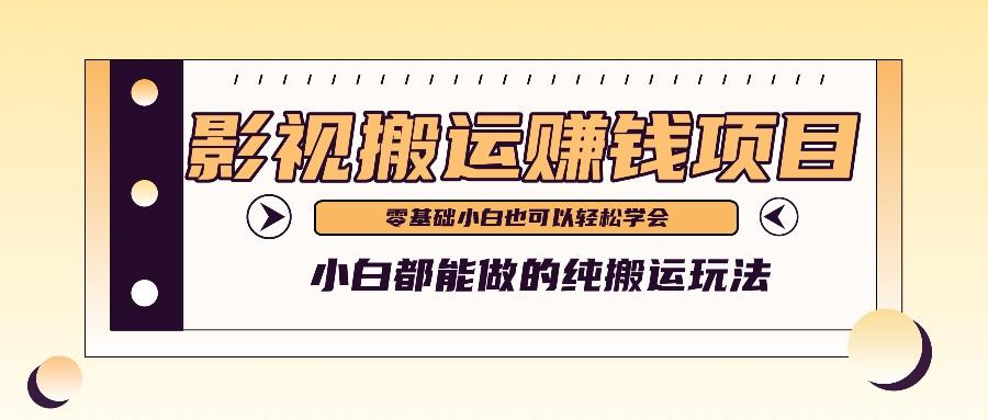 手把手教你操作影视搬运项目，小白都能做零基础也能赚钱-泡泡网赚