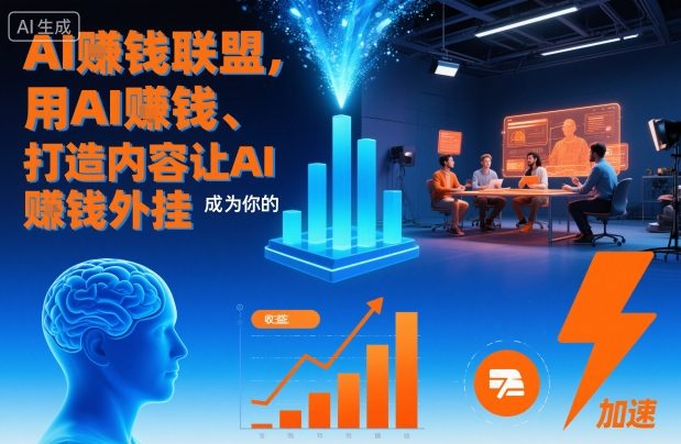 AI賺钱联盟，用AI賺钱、打造内容让AI成为你的賺钱外挂-泡泡网赚