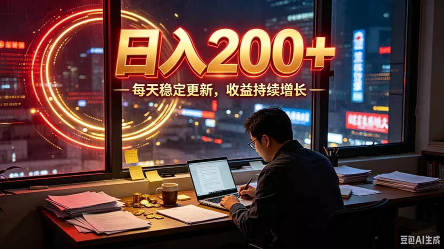 番茄达人变现新玩法，全自动运行 每日300+-泡泡网赚