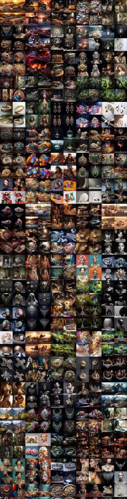 460+专业Midjourney珠宝摄影AI提示词戒指，项链-耳环-手链-宝石等，立即开始创作珠宝艺术-泡泡网赚