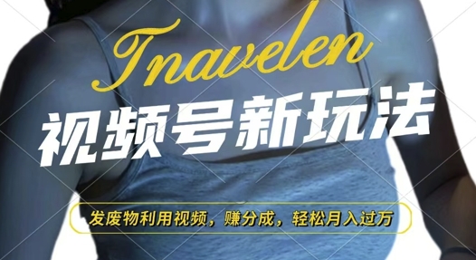 视频号新玩法，废物利用视频，撸分成收益，轻松月入过W【揭秘】-泡泡网赚