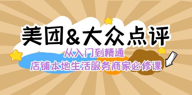 美团+大众点评 从入门到精通：店铺本地生活 流量提升 店铺运营 推广秘术 评价管理-泡泡网赚