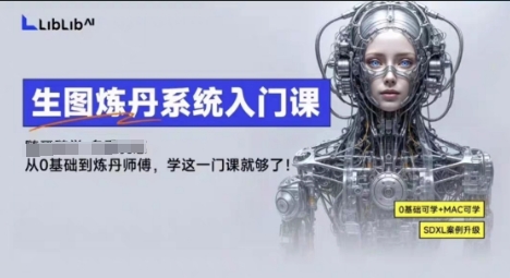 LibLibAI哩布哩布生图炼丹系统入门课，从生图到炼丹，只学这一门就够了-泡泡网赚