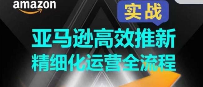 亚马逊高效推新精细化运营全流程，全方位、快速拉升产品排名和销量!-泡泡网赚