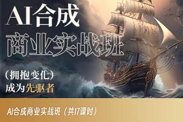 AI合成商业实战班，拥抱变化成为先驱者-泡泡网赚