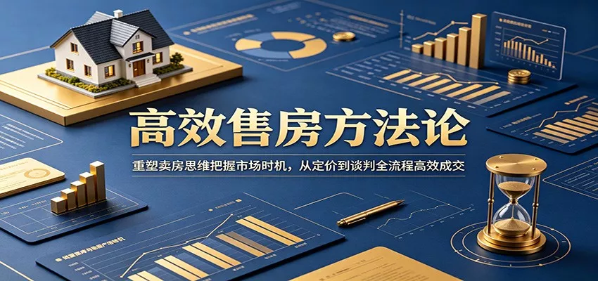 高效售房方法论：重塑卖房思维把握市场时机，从定价到谈判全流程高效成交-泡泡网赚