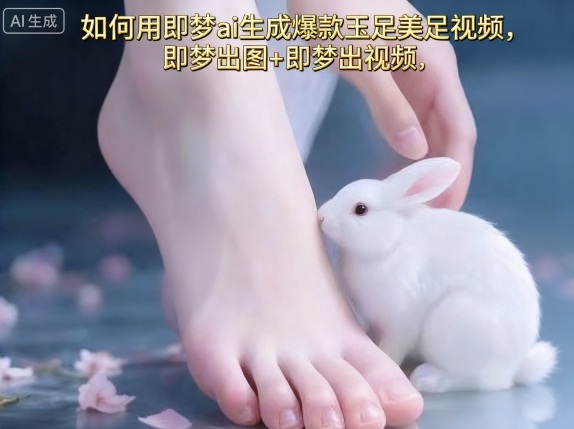 如何用即梦ai生成爆款玉足美足视频，即梦出图+即梦出视频，快速涨粉-泡泡网赚