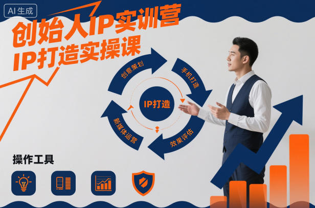 创始人IP实训营，IP打造实操课-泡泡网赚