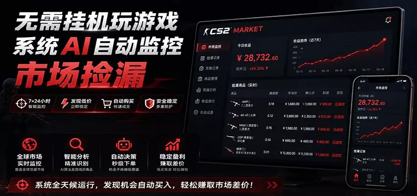系统AI自动监控市场捡漏，不用玩游戏，只需要一部手机，支持任何形式数据验证-泡泡网赚