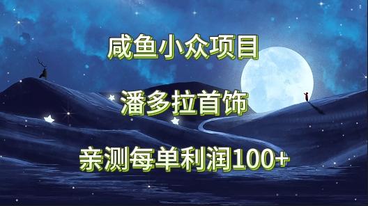 咸鱼小众项目，潘多拉首饰，亲测每单利润100+-泡泡网赚