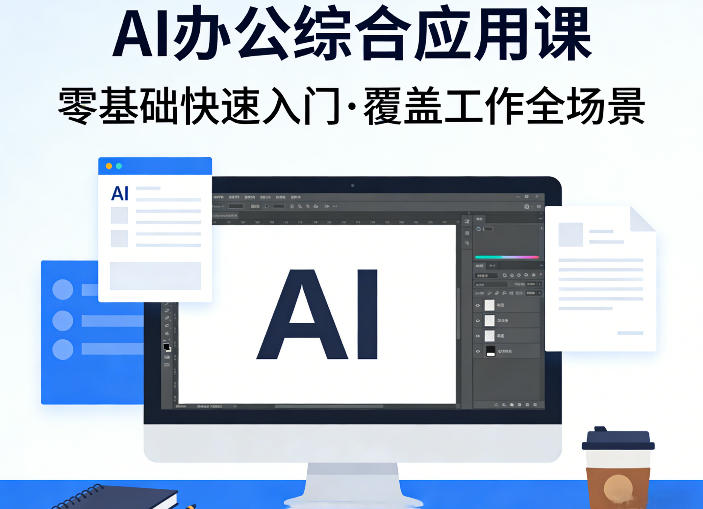 AI办公综合应用课，零基础快速入门，覆盖了工作中各种应用场景-泡泡网赚