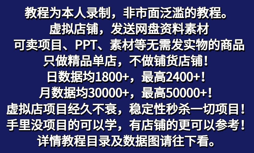 图片[1]-拼多多虚拟店铺项目，电脑挂机自动发货，单店日利润300+-泡泡网赚