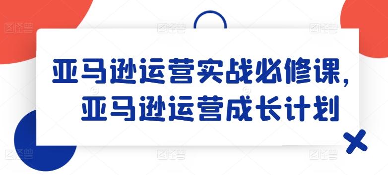亚马逊运营实战必修课，亚马逊运营成长计划-泡泡网赚