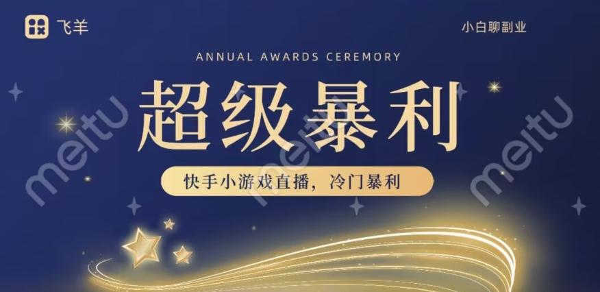 快手官方暴利冷门小游戏无人直播，小白一台电脑即可操作，轻松月入10w+-泡泡网赚