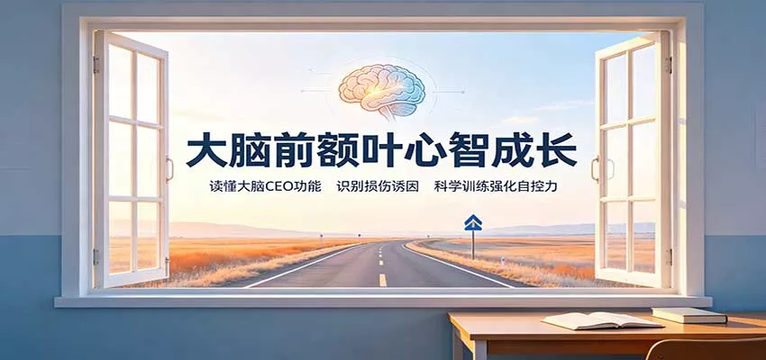 大脑前额叶心智成长：读懂大脑CEO功能，识别损伤诱因，科学训练强化自控力-泡泡网赚