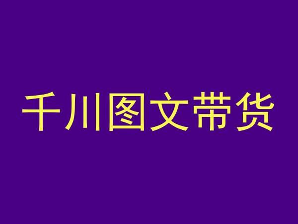 千川图文带货，测品+认知+实操+学员问题，抖音千川教程投放教程-泡泡网赚