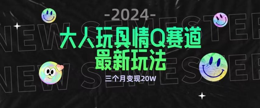 全新大人玩具情Q赛道合规新玩法，公转私域不封号流量多渠道变现，三个月变现20W【揭秘】-泡泡网赚
