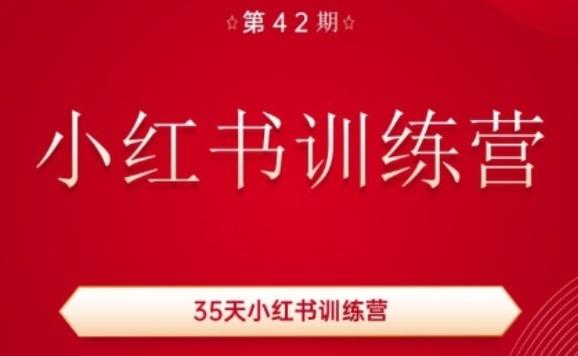 35天小红书训练营(42期)，用好小红书，做你喜欢又擅长的事，涨粉又赚钱-泡泡网赚