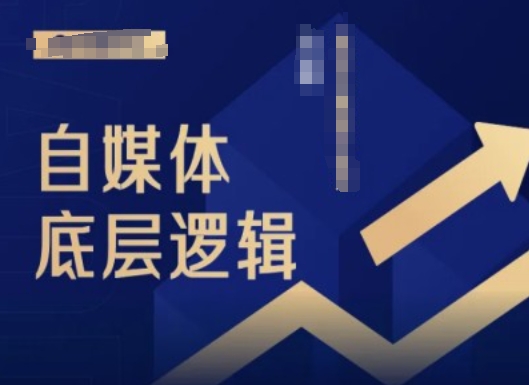 2024自媒体底层逻辑录播课，自媒体小白必看-泡泡网赚