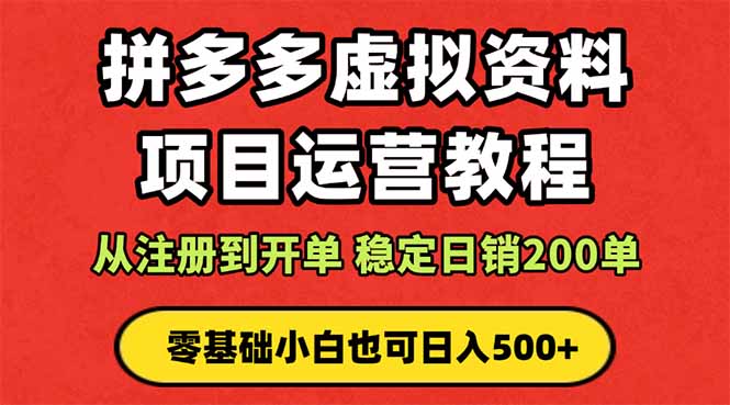 拼多多开店运营课程： 蓝海变现玩法，轻松实现睡后收入 零基础小白也可…-泡泡网赚