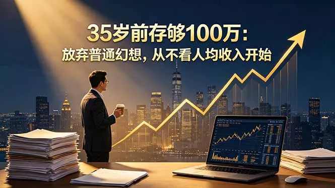 35岁前存够100万：放弃普通幻想，从不看人均收入开始-泡泡网赚