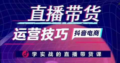 直播带货运营技巧，学实战的直播带货课-泡泡网赚